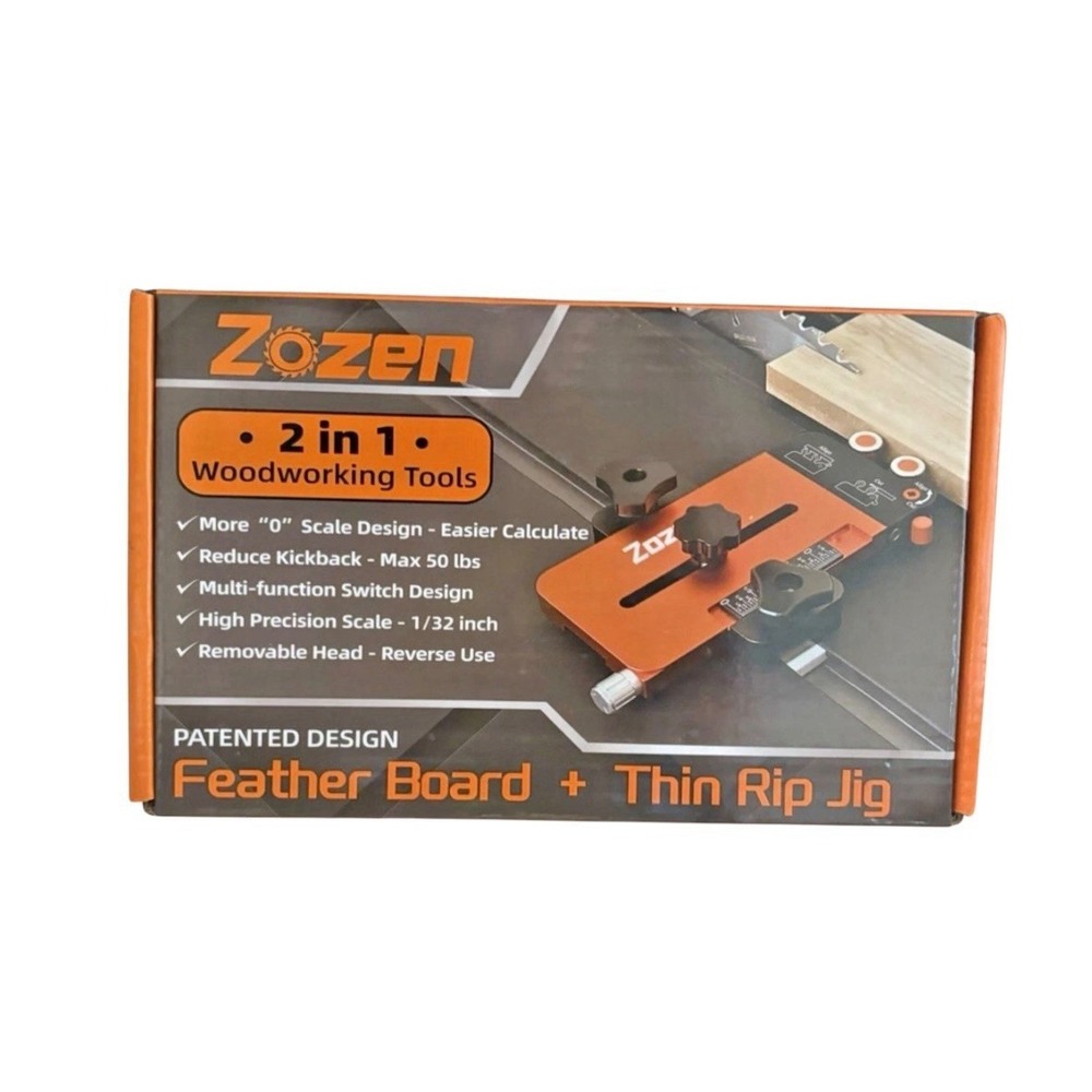 Zozen‎ 2-in-1 Feather Board Thin Rip Jig Table Saw Router Safety Guide